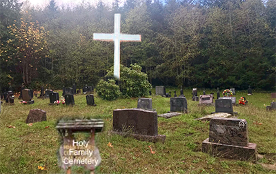 Cemetery at St. Joseph Parish @ Holy Family, Frances